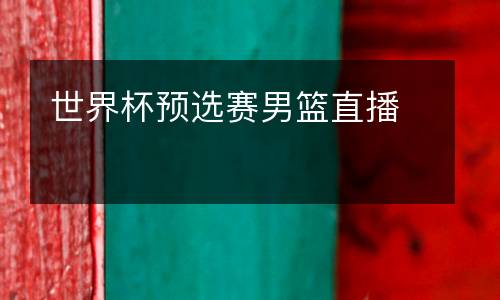 世界杯預選賽男籃直播